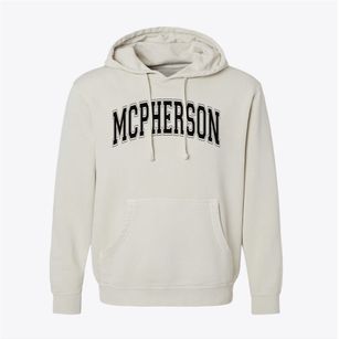 Mcpherson Magnet School Varsity Arch Pigment-Dyed Hoodie