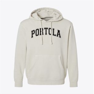 Portola Middle School Varsity Arch Pigment-Dyed Hoodie