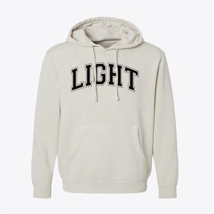 Light Of The Valley Christian School Varsity Arch Pigment-Dyed Hoodie