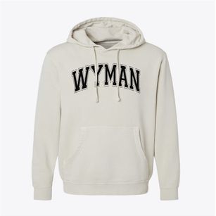 Wyman Elementary School Varsity Arch Pigment-Dyed Hoodie