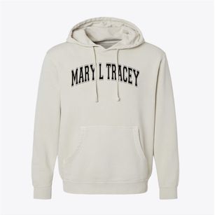 Mary L Tracey School Varsity Arch Pigment-Dyed Hoodie
