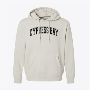 Cypress Bay High School Varsity Arch Pigment-Dyed Hoodie
