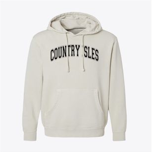 Country Isles Elementary School Varsity Arch Pigment-Dyed Hoodie