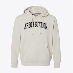 Arbor Station Elementary School Varsity Arch Pigment-Dyed Hoodie