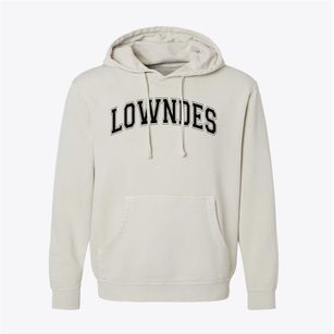 Lowndes High School Varsity Arch Pigment-Dyed Hoodie
