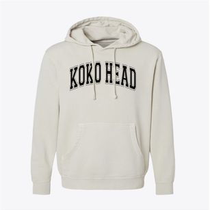 Koko Head Elementary School Varsity Arch Pigment-Dyed Hoodie