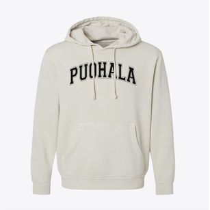 Puohala Elementary School Varsity Arch Pigment-Dyed Hoodie