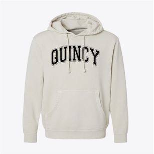 Quincy Area Vocational Technical School Varsity Arch Pigment-Dyed Hoodie