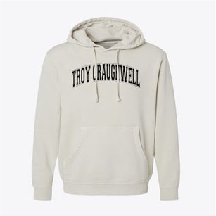 Troy Craughwell Elementary School Varsity Arch Pigment-Dyed Hoodie