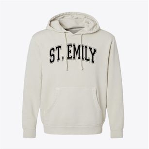 St. Emily Catholic School Varsity Arch Pigment-Dyed Hoodie