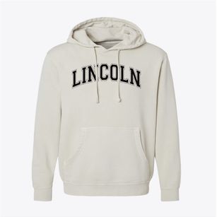 Lincoln Elementary School Varsity Arch Pigment-Dyed Hoodie