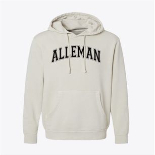 Alleman High School Varsity Arch Pigment-Dyed Hoodie