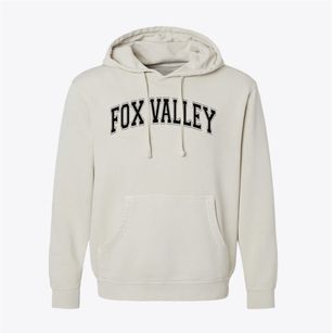 Fox Valley Christian School Varsity Arch Pigment-Dyed Hoodie