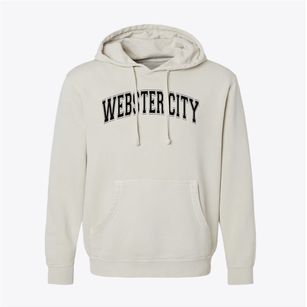 Webster City Middle School Varsity Arch Pigment-Dyed Hoodie