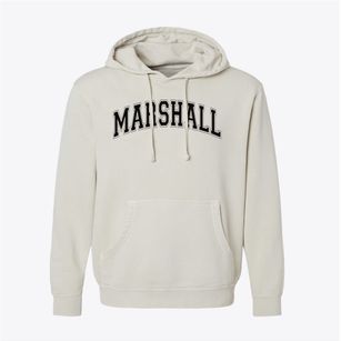 Marshall County Area Vocational Center Varsity Arch Pigment-Dyed Hoodie
