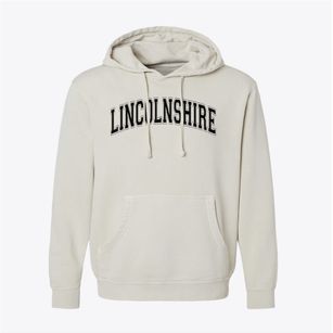Lincolnshire Elementary School Varsity Arch Pigment-Dyed Hoodie