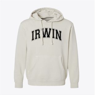 Irwin Elementary School Varsity Arch Pigment-Dyed Hoodie