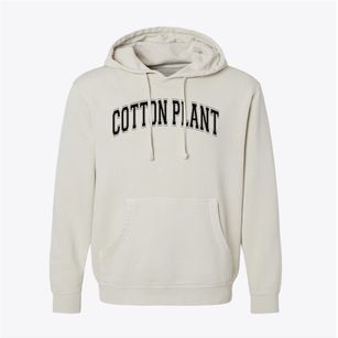 Cotton Plant Elementary School Varsity Arch Pigment-Dyed Hoodie