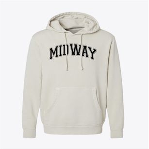 Midway Elementary Varsity Arch Pigment-Dyed Hoodie