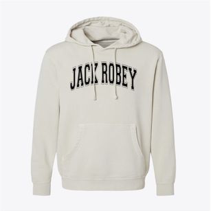 Jack Robey Junior High School Varsity Arch Pigment-Dyed Hoodie