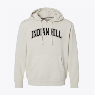Indian Hill Elementary School Varsity Arch Pigment-Dyed Hoodie
