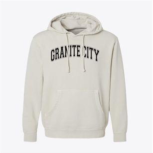 Granite City Baptist Academy Varsity Arch Pigment-Dyed Hoodie