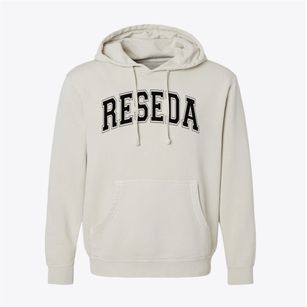 Reseda Academy Varsity Arch Pigment-Dyed Hoodie