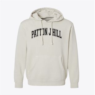 Patton J Hill Elementary School Varsity Arch Pigment-Dyed Hoodie