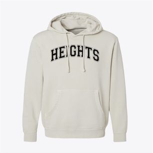 Heights Middle School Varsity Arch Pigment-Dyed Hoodie