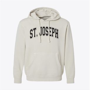 Saint Joseph School Varsity Arch Pigment-Dyed Hoodie