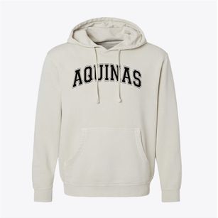 Aquinas Institute Varsity Arch Pigment-Dyed Hoodie