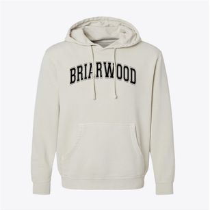 Briarwood Primary School Varsity Arch Pigment-Dyed Hoodie