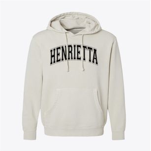 Henrietta Christian School Varsity Arch Pigment-Dyed Hoodie