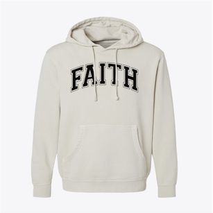 Faith Christian Academy Varsity Arch Pigment-Dyed Hoodie