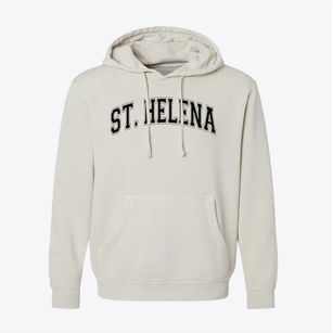 St. Helena Church Varsity Arch Pigment-Dyed Hoodie