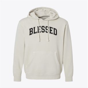 Blessed Sacrament School Varsity Arch Pigment-Dyed Hoodie