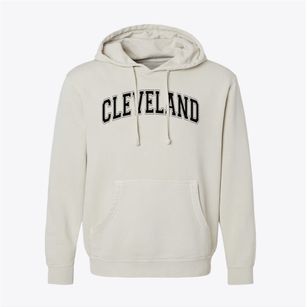 Grover Cleveland High School Varsity Arch Pigment-Dyed Hoodie
