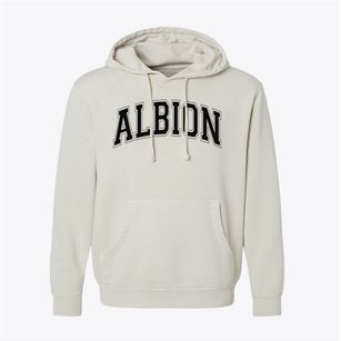 Albion High School Varsity Arch Pigment-Dyed Hoodie