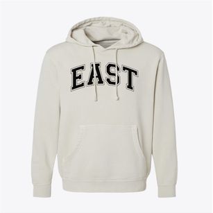 East Memorial Elementary School Varsity Arch Pigment-Dyed Hoodie