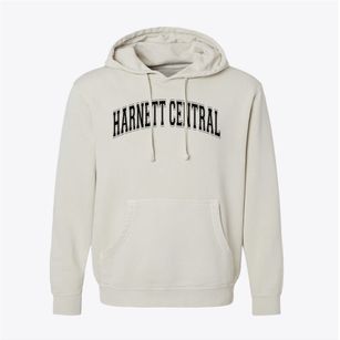Harnett Central Middle School Varsity Arch Pigment-Dyed Hoodie