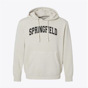 Springfield Middle School Varsity Arch Pigment-Dyed Hoodie