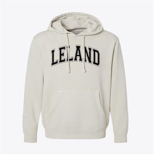 Leland Middle School Varsity Arch Pigment-Dyed Hoodie