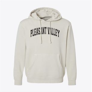 Pleasant Valley Elementary School Varsity Arch Pigment-Dyed Hoodie