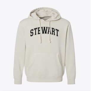 Stewart Primary School Varsity Arch Pigment-Dyed Hoodie