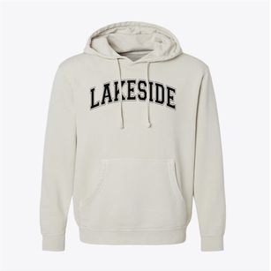 Lakeside Junior High School Varsity Arch Pigment-Dyed Hoodie