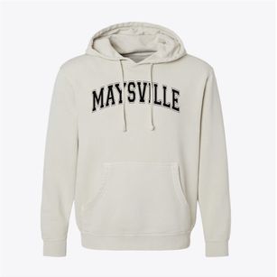 Maysville High School Varsity Arch Pigment-Dyed Hoodie