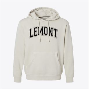 Lemont Elementary School Varsity Arch Pigment-Dyed Hoodie