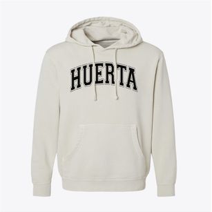 Huerta Elementary School Varsity Arch Pigment-Dyed Hoodie