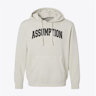 Assumption School Varsity Arch Pigment-Dyed Hoodie