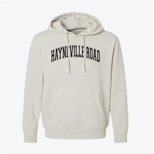 Hayneville Road Elementary School Varsity Arch Pigment-Dyed Hoodie